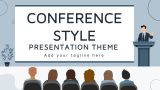 Conference Style Presentation Theme - Slide 1