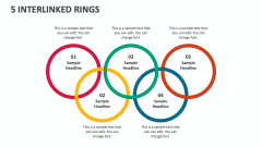 5 Interlinked Rings - Slide 1