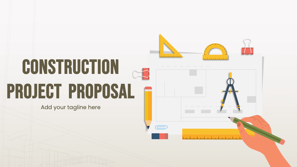 Construction Project Proposal for PowerPoint and Google Slides - PPT Slides