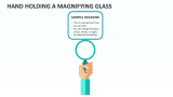 Hand Holding a Magnifying Glass - Slide 1