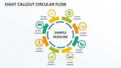Eight Callout Circular Flow - Slide 1