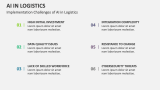 Implementation Challenges of AI in Logistics - Slide 8