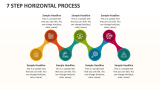 7 Step Horizontal Process - Slide 1