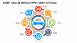Eight Circles Infographic with Arrows - Slide 1