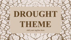 Drought Theme - Slide 1