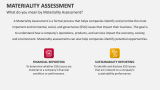 What do you mean by Materiality Assessment? - Slide 2