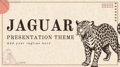 Jaguar Presentation Theme - Slide 1