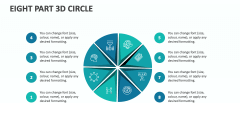 Eight Part 3D Circle - Slide 1