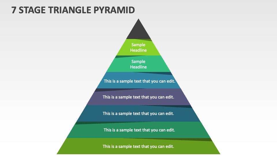 7 Stage Triangle Pyramid - Slide 1