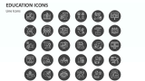 Education Icons - Slide 4