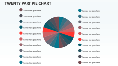 Twenty Part Pie Chart - Slide 1