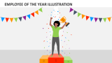Employee of The Year Illustration - Slide 2