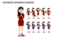 Business Woman Avatars - Slide 1