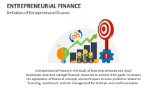 Definition of Entrepreneurial Finance - Slide 1