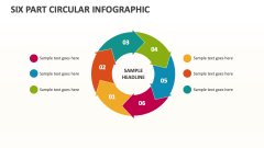 Six Part Circular Infographic - Slide 1