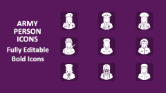 Army Person Icons - Slide 1