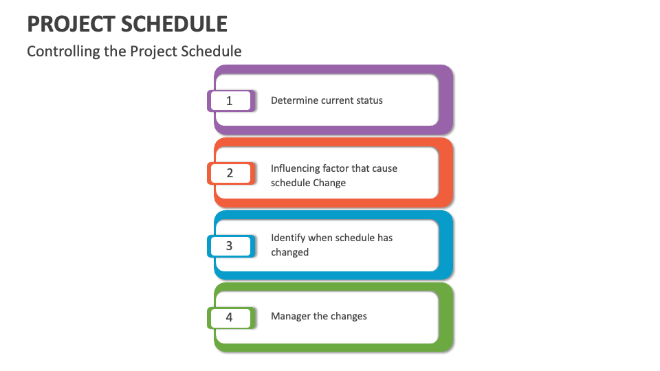 Project Schedule Template for PowerPoint and Google Slides - PPT Slides image.