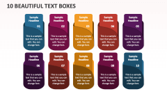 10 Beautiful Text Boxes - Slide 1