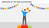Employee of The Year Illustration - Slide 1