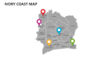 Ivory Coast map - Slide 4