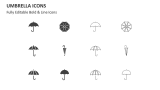 Umbrella Icons - Slide 2