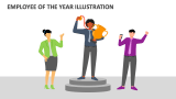 Employee of The Year Illustration - Slide 6