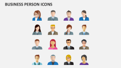 Business Person Icons - Slide 1