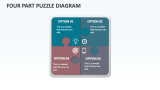 Four Part Puzzle Diagram - Slide 1