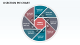 8 Section Pie Chart - Slide 1