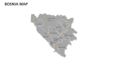 Bosnia Map - Slide 3