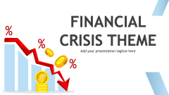 Financial Crisis Presentation Theme - Slide 1