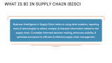 Business Intelligence in Supply Chain - Slide 2