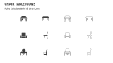 Chair Table Icons - Slide 2