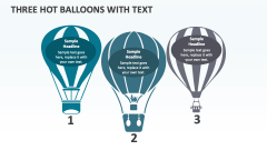 Three Hot Balloons with Text - Slide 1