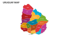 Uruguay Map - Slide 1