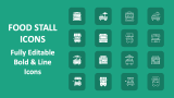 Food Stall Icons - Slide 1