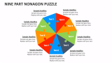 Nine Part Nonagon Puzzle - Slide 1