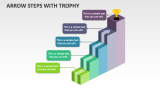 Arrow Steps with Trophy - Slide 1