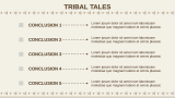 Tribal Pattern Presentation Theme - Slide 11