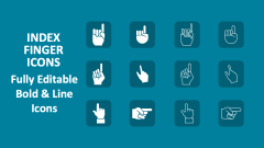 Index Finger Icons - Slide 1