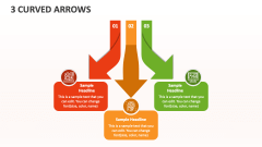 3 Curved Arrows - Slide 1
