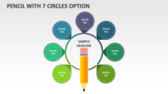 Pencil with 7 Circles Option - Slide 1