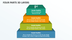 Four Parts 3D Layers - Slide 1