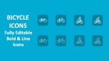 Bicycle Icons - Slide 1
