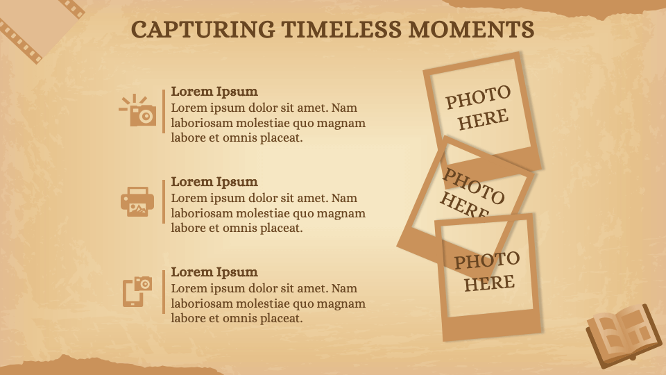 Free Vintage Photo Album Presentation Theme for Google Slides and ...