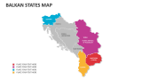Balkan States map - Slide 5