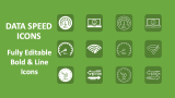 Data Speed Icons - Slide 1