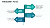 4 Level Split Pencil - Slide 1
