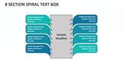 8 Section Spiral Text Box - Slide 1