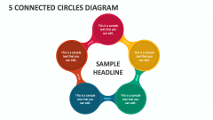 5 Connected Circles Diagram - Slide 1